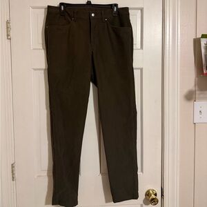 Lululemon Athletica Khaki Green Trousers